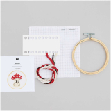 Stickpackung Gezählter Kreuzstich, Shroom kleiner Pilz