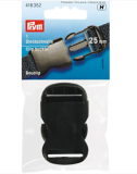 Steckschnalle 25mm schwarz - Kunststoff