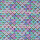 Baumwolle - Schuppen in bunt - Mermaid - Swafing