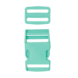 Steckverschluss mit Schnalle 25mm mint - Kunststoff