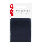 Stretch Bügel-Flicken 40x6cm - blau