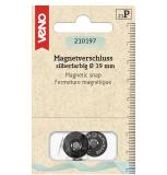 Magnetverschluß - silber - 19mm