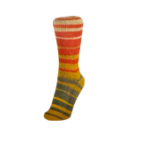 Laines du Nord- Summer Sock (Fb.107-hellblau/orange/grün)