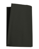 Köperflicken 12x40cm schwarz