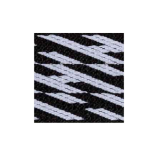 Gurtband Thunder Zig Zag 38mm schwarz-weiß Gurtband Thunder Zig Zag 38mm schwarz-weiß