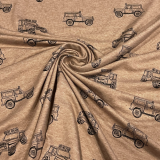 Jersey Melange - Autos - Taupe