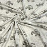 Jersey Melange - Autos - ecru