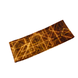 breites Haarband braun mit abstraktes Design - Gr. 1 breites Haarband braun mit abstraktes Design - Gr. 1