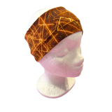 breites Haarband braun mit abstraktes Design - Gr. 1 breites Haarband braun mit abstraktes Design - Gr. 1