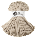 Bobbiny Premium 5 mm Flechtkordeln in beige
