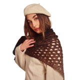 Poema Alpaca - Farbverlauf (Fb. 102/bordeaux/hellbraun)