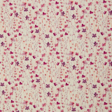 Mia - Rippjersey - Blüten und Zweige - naturweiß/erika