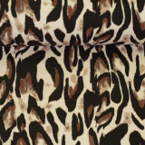 SWAFING • Baumwolljersey Leska - Leo, schwarz/braun/beige