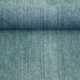 French Terry - Jeans-Optik, smaragd French Terry - Jeans-Optik, smaragd