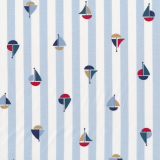 60cm Zuschnitt - HILCO • Bio-Baumwollstoff BATEAU