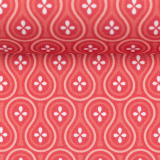 95cm Zuschnitt - Kim Baumwolle Bögen Koralle