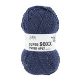 Super Soxx Tweed - 6-fädig - blau