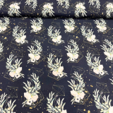 1m Reststück - Fräulein von Julie - French Terry - abstrakt / floral 1m Reststück - Fräulein von Julie - French Terry - abstrakt / floral