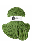 Bobbiny Premium 5 mm Flechtkordeln in Shiny Moss Green