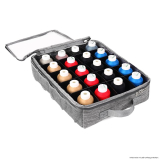 Phönix Garntasche - für 20 Overlockgarne - im Quiltdesign