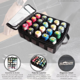 Phönix Garntasche - für 20 Overlockgarne - im Quiltdesign