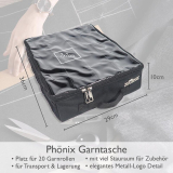 Phönix Garntasche - für 20 Overlockgarne - im Quiltdesign