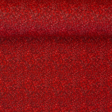 Baumwolle Uni mit Glitter - rot