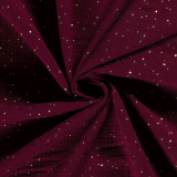 Musselin bordeaux mit goldenen Punkten Musselin bordeaux mit goldenen Punkten
