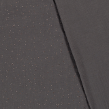 Musselin dunkelgrau mit goldenen Punkten