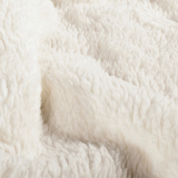 Baumwolle Teddy - wollweiß