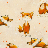 SWAFING • Baumwolljersey • Füchse, beige - Lathi SWAFING • Baumwolljersey • Füchse, beige - Lathi