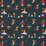 SWAFING • Baumwolljersey • Mäuse, Weihnachten, jeansblau - Lathi SWAFING • Baumwolljersey • Mäuse, Weihnachten, jeansblau - Lathi