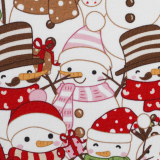 Holly - Sweat angeraut - Schneemänner, weiß