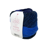 Poema Glitter - Farbverlauf (Fb. 105 - blau)
