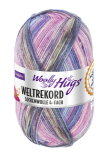Woolly Hugs Weltrekord Sockenwolle Fb. 04 - rosa/lila/blau