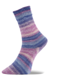 Woolly Hugs Weltrekord Sockenwolle Fb. 04 - rosa/lila/blau