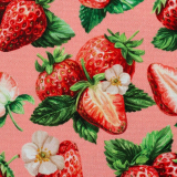 Matteo - Canvas - Erdbeeren - rot/rosa