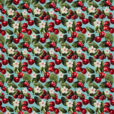 Matteo - Canvas - Kirschen - rot/mint