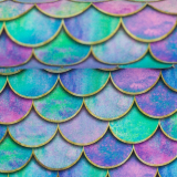 SWAFING • Baumwolljersey Melody - Schuppen