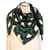 Dreieckstuch mit Leo in grün