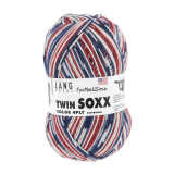 Twin SOXX 4-FACH/4-PLY - Football Soxx in rot/weiß/blau (Fb. 603) - Amerika