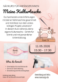 Workshop - meine Kulturtasche - 11.05.2026 (15:30 - 18:00)