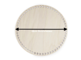 Holzboden für Körbe Ø 25 cm – schlicht