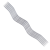 Addi Snake Strumpfstricknadeln Alu, 15cm, 3.5mm