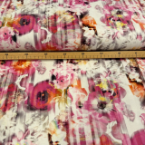 S&W Stoffe • Baumwolljersey abstrakte Blumen S&W Stoffe • Baumwolljersey abstrakte Blumen