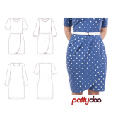 Pattydoo - Papierschnittmuster - Adriana - Damen Jerseykleid Pattydoo - Papierschnittmuster - Adriana - Damen Jerseykleid