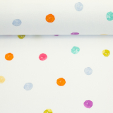 SWAFING • Baumwolljersey Flowerpop by Hip Som Hap, weiß