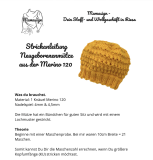 eBook - Strickanleitung Neugeborenen-Mütze mit Lochmuster – PDF eBook zum Download