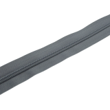 Endlosreißverschluss, 5mm, mittelgrau Endlosreißverschluss, 5mm, mittelgrau