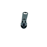 Reißverschluss-Schieber, 5mm, mittelgrau, 1 Stck. Reißverschluss-Schieber, 5mm, mittelgrau, 1 Stck.